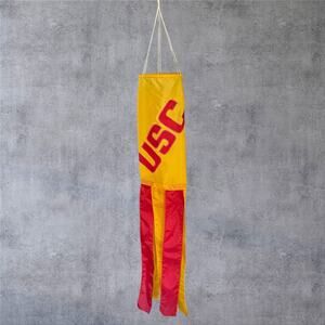 Vintage USC Trojans Windsock 46" Banner Bay Banners Orinda CA NCAA Football Red